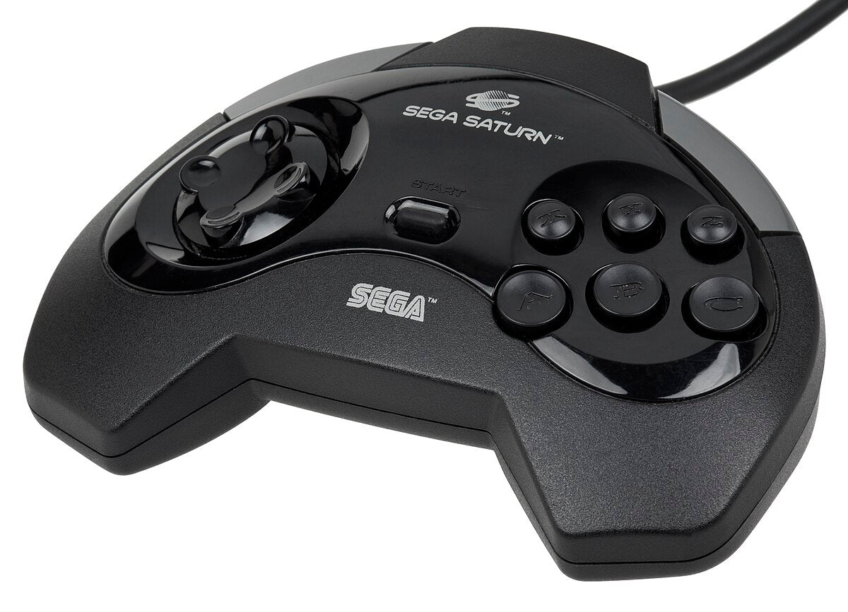 Controller | SEGA Saturn | Black MK-80301 Saturn Controller Model 1