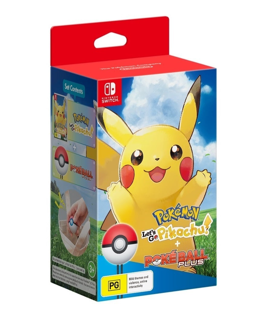 Accessory | Nintendo Switch | Pokemon Let's Go Pikachu! + Pokeball Plus