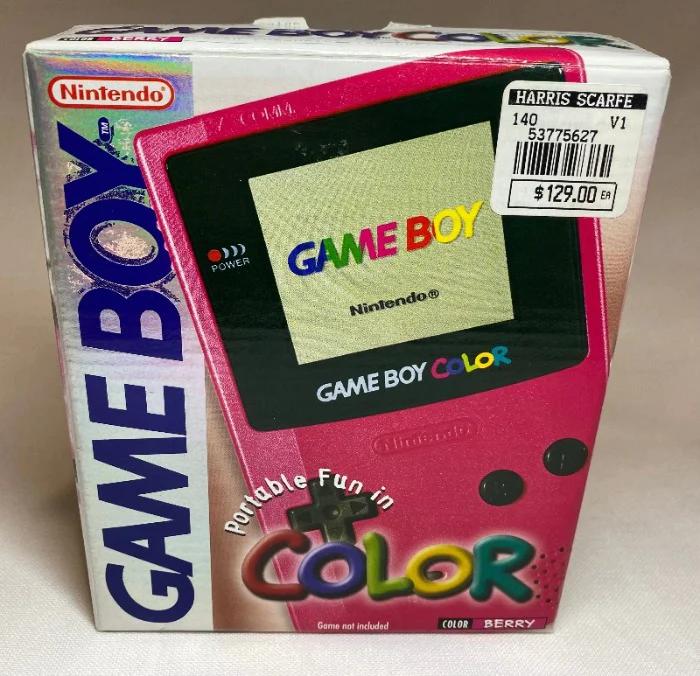 Console | Nintendo GBC | Berry Game Boy Color Boxed
