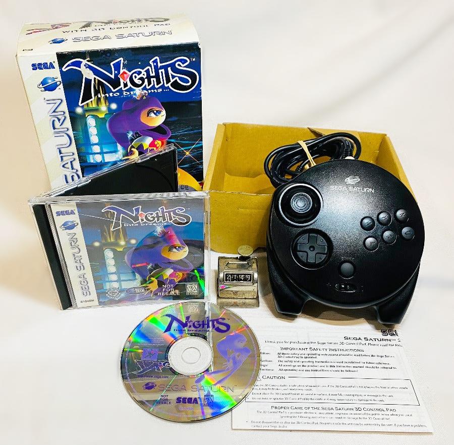 Game | Sega Saturn | Boxed Nights Into Dreams 3D Control Pad