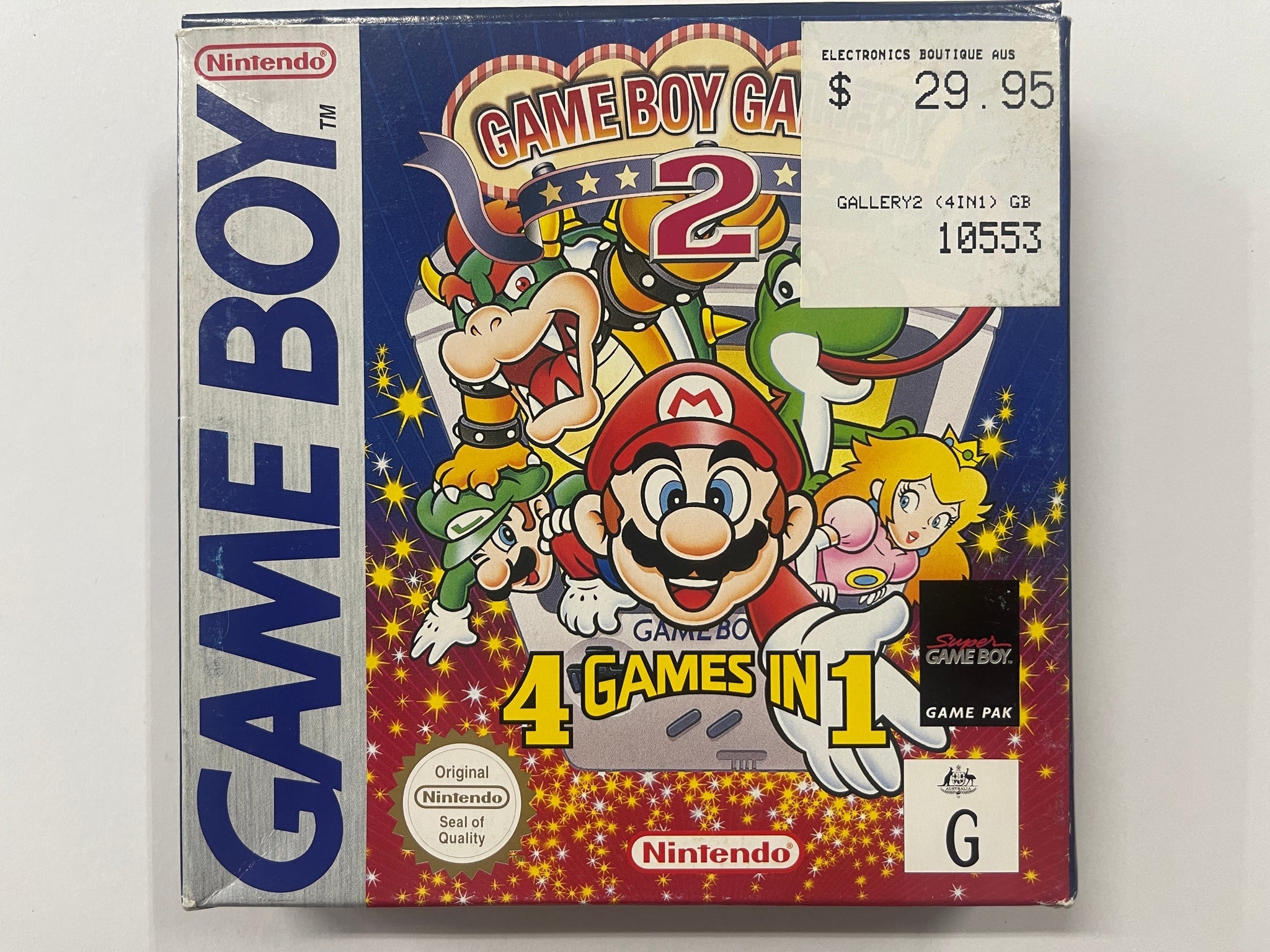 Game | Nintendo Gameboy GB | Game Boy Gallery 2: 4 Games In 1