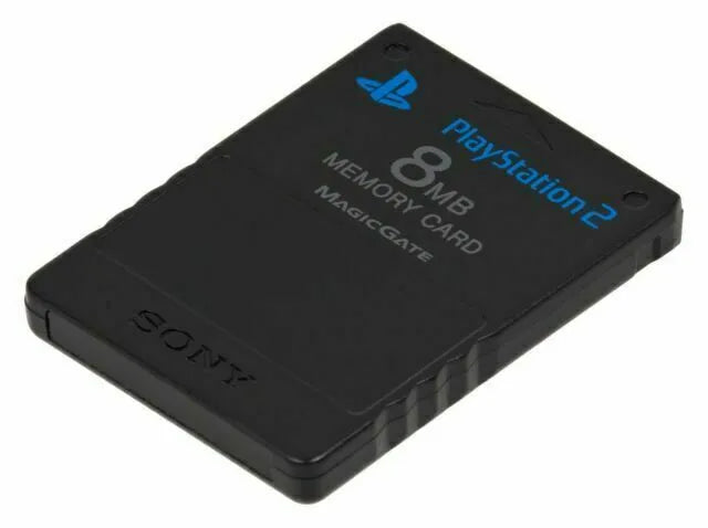 Accessory | PlayStation PS2 | Genuine 8MB Memory Card Black