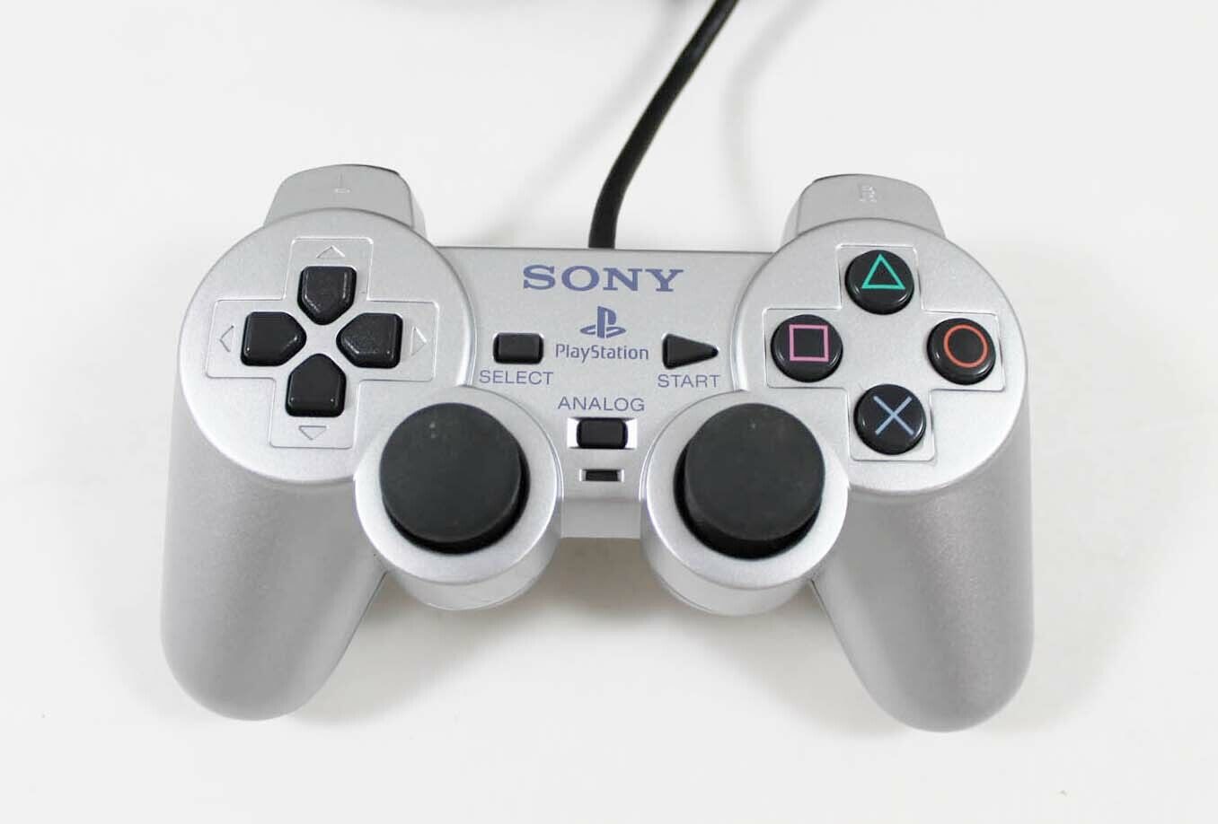 Controller | SONY PlayStation PS2 | Genuine Silver DualShock 2