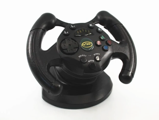 Controller | SONY Playstation PS1 PS2 | Tru-Blu Wheel Controller