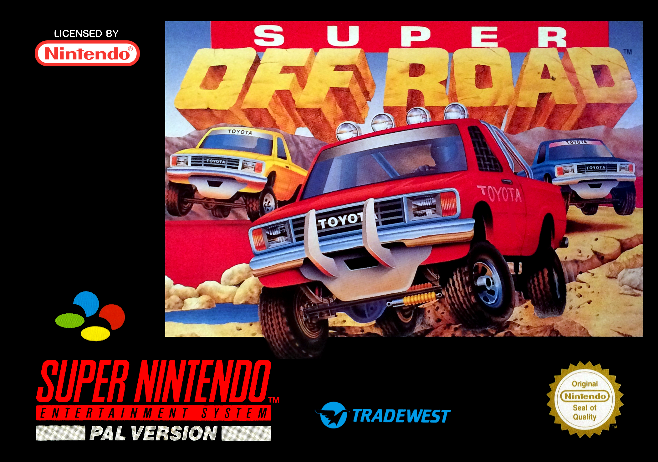 Game Super Nintendo SNES Super Off Road