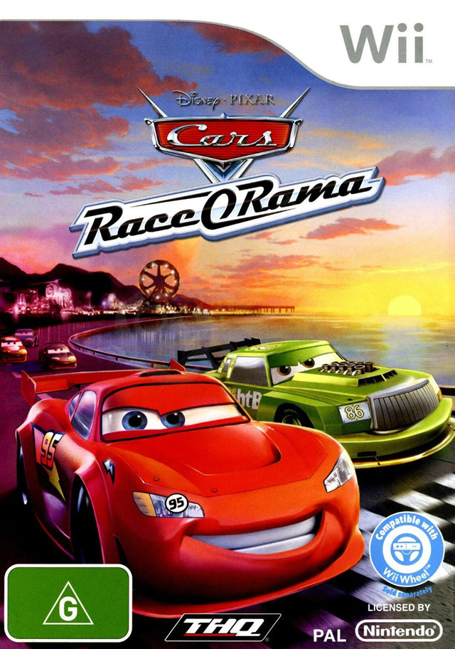 Disney Pixar Cars Race-O-Rama Wii Game Complete Tested Works