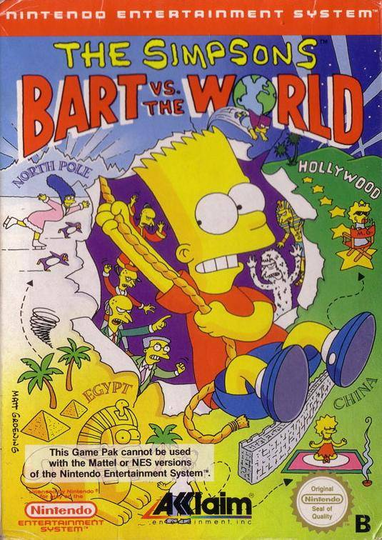 Game | Nintendo NES | The Simpsons Bart vs the World