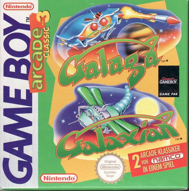 Game | Nintendo Game Boy GB | Arcade Classic 3: Galaga And Galaxian