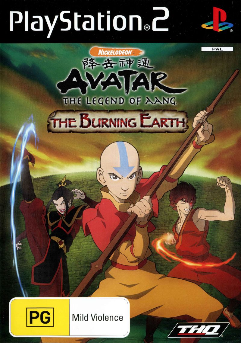 Avatar The Last Airbender The Burning Earth ( PlayStation 2) PS2