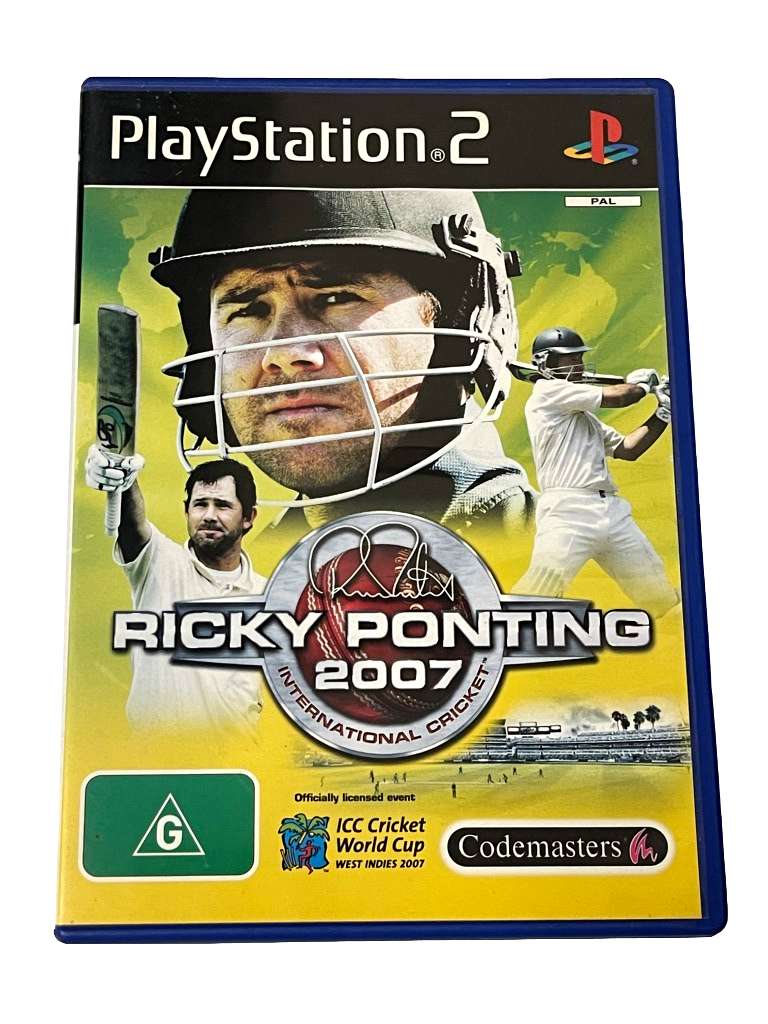Game | Sony Playstation PS2 | Ricky Ponting International Cricket 2007