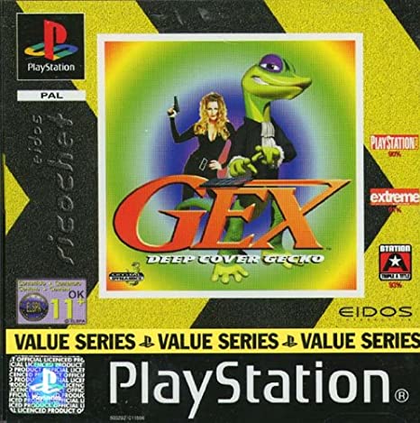 Game | Sony Playstation PS1 | Gex Deep Cover Gecko Value Series