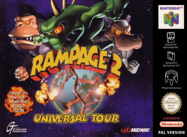 Game | Nintendo N64 | Rampage 2 Universal Tour