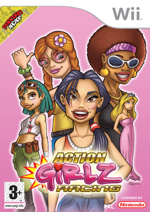 Game Nintendo Wii Action Girlz Racing