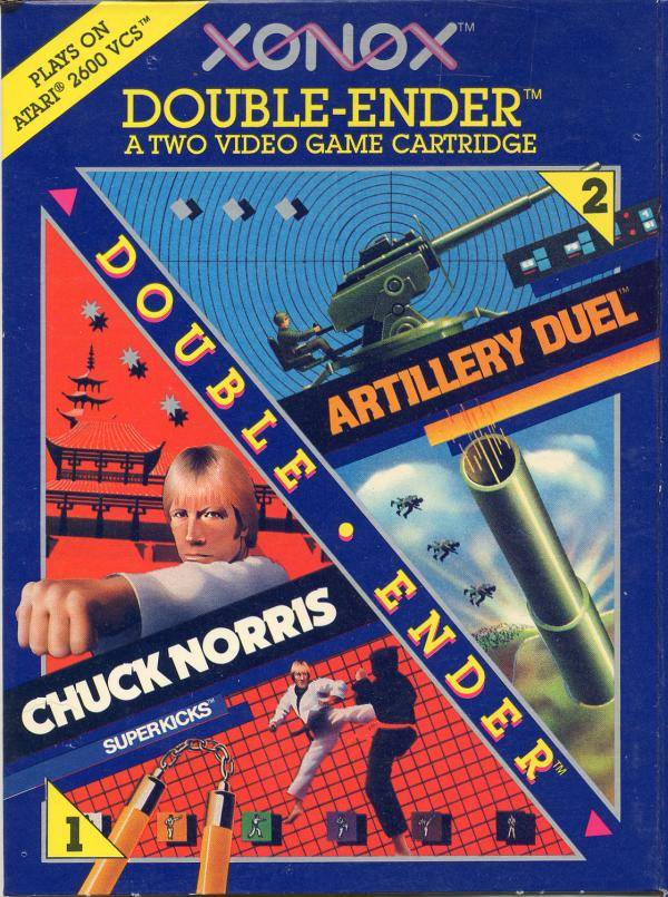Game | Atari 2600 | Artillery Duel & Chuck Norris Superkicks