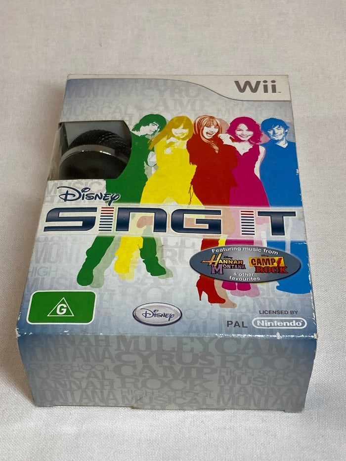 Accessory | Wii | Disney Sing It Microphone Set with Game PAL