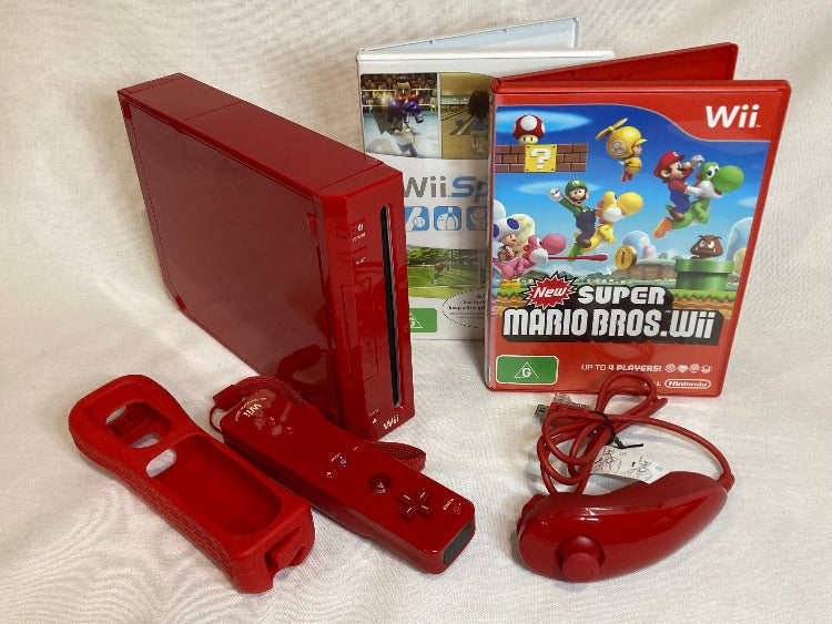 Console | Nintendo Wii | Boxed Red 25th Anniversary Console Game Bundle PAL
