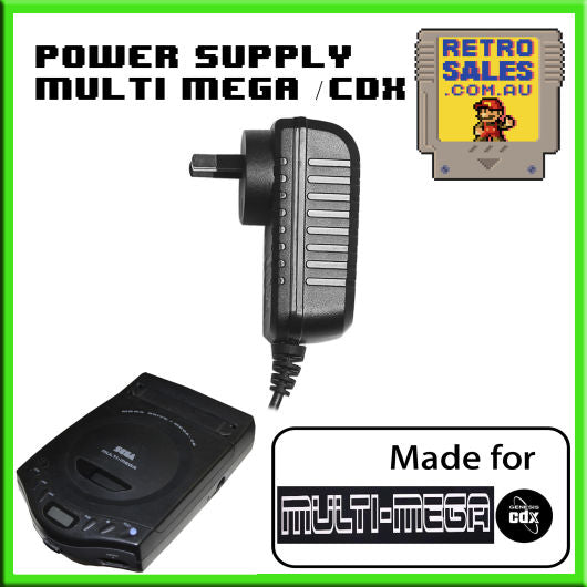 Accessory | Power Supply | SEGA Multi Mega | Genesis CDX | Power Supply Adapter Pack