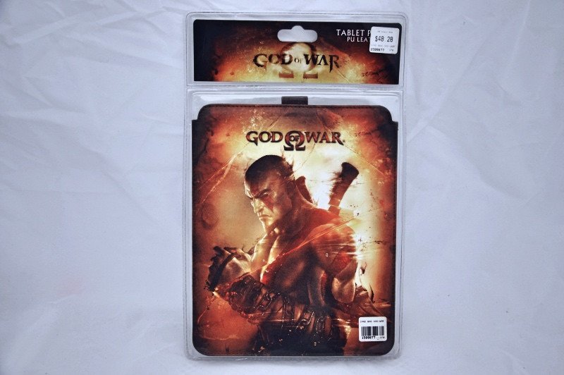 GOD OF WAR IPAD 10" Tablet Leather Sleeve Pouch Case Cover Genuine Sony Playstation - retrosales.com.au - 1