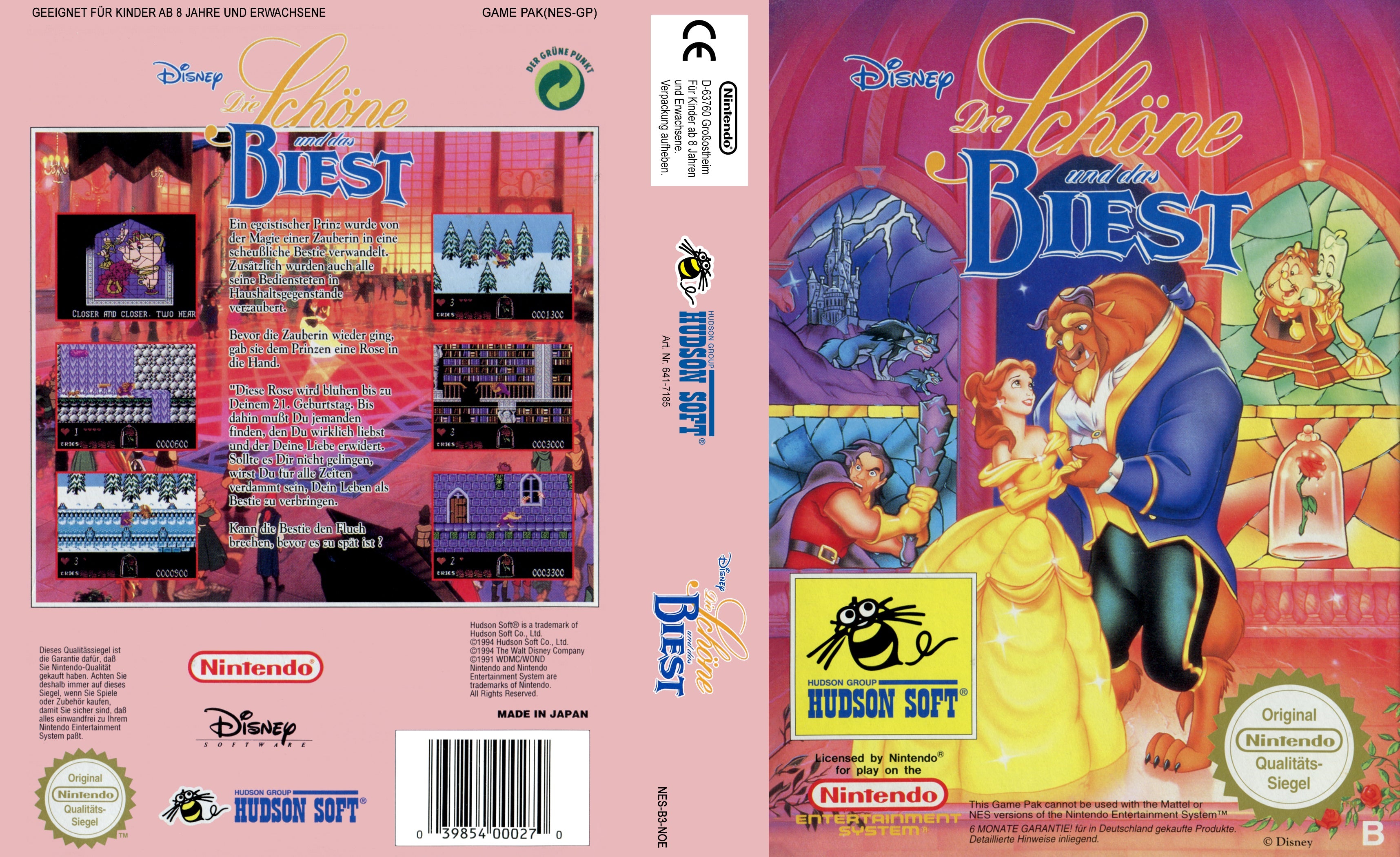 Beauty and the beast cheap nes