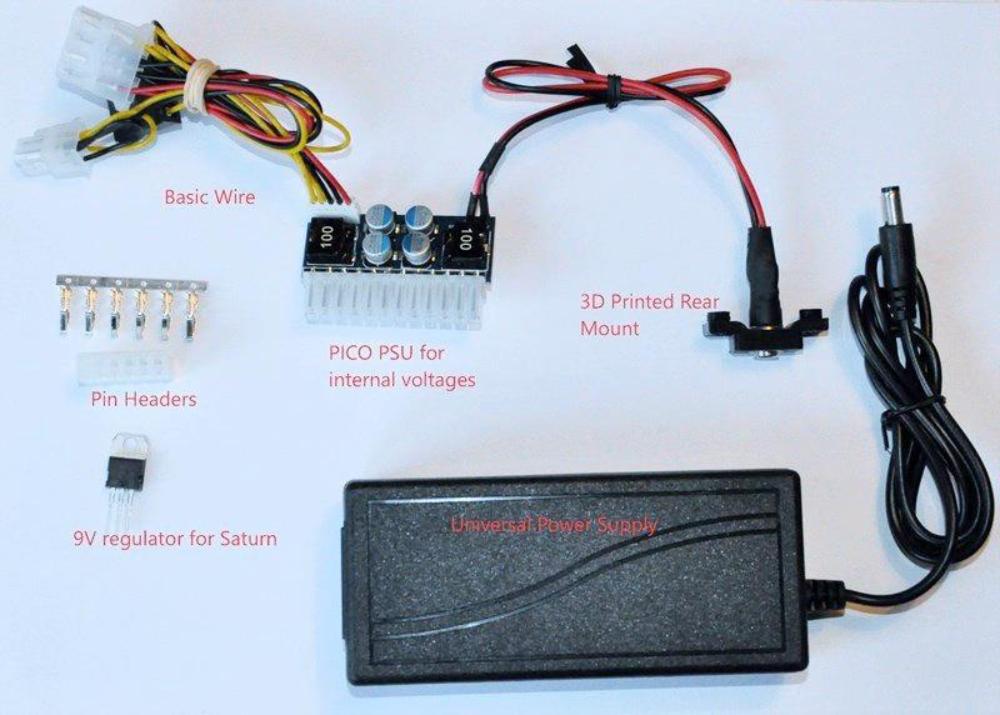 Power Cables & Connectors - Accessory | Power Supply | SEGA Saturn Dreamcast | Replacement Modified PSU RetroFit Modding