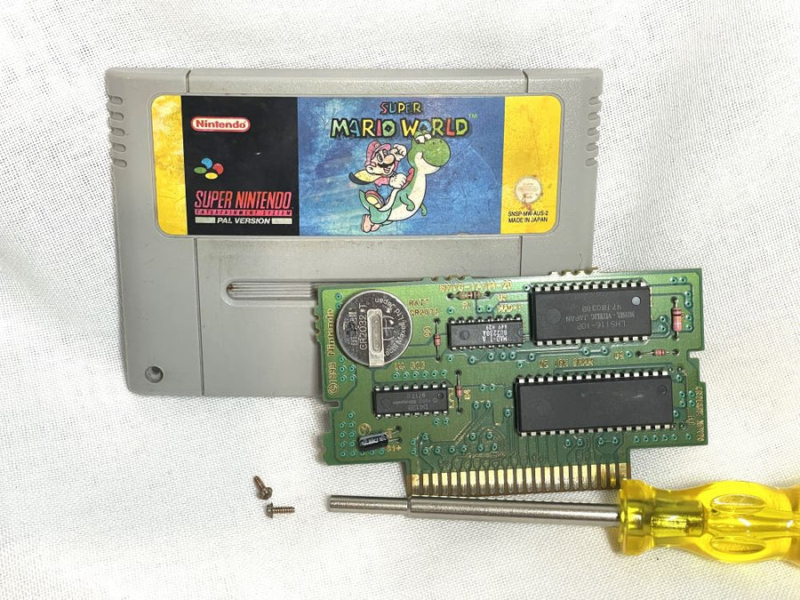 Super Nintendo Cartridge Battery Replacement Guide & SNES Cart Battery