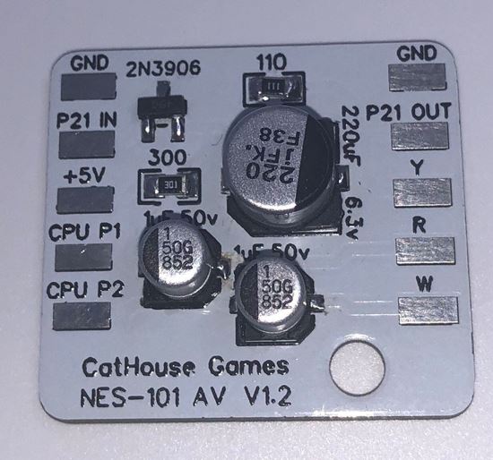 Service Repair | NES TOPLOADER NES-101 AV Mod Composite Video Upgrade