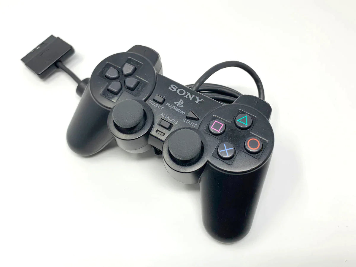 Controller | Sony PlayStation PS2 | Genuine Black DualShock 2
