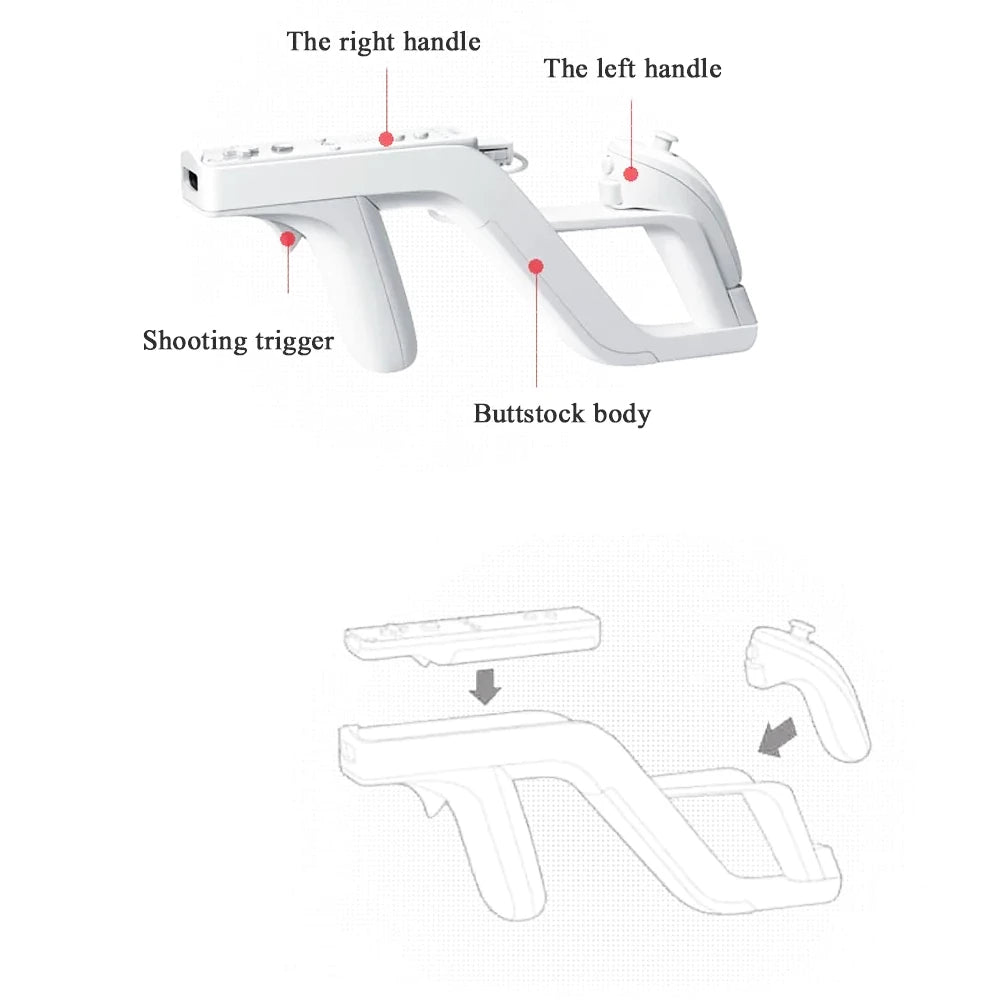 Accessory | Nintendo Wii | Genuine White Zapper Gun