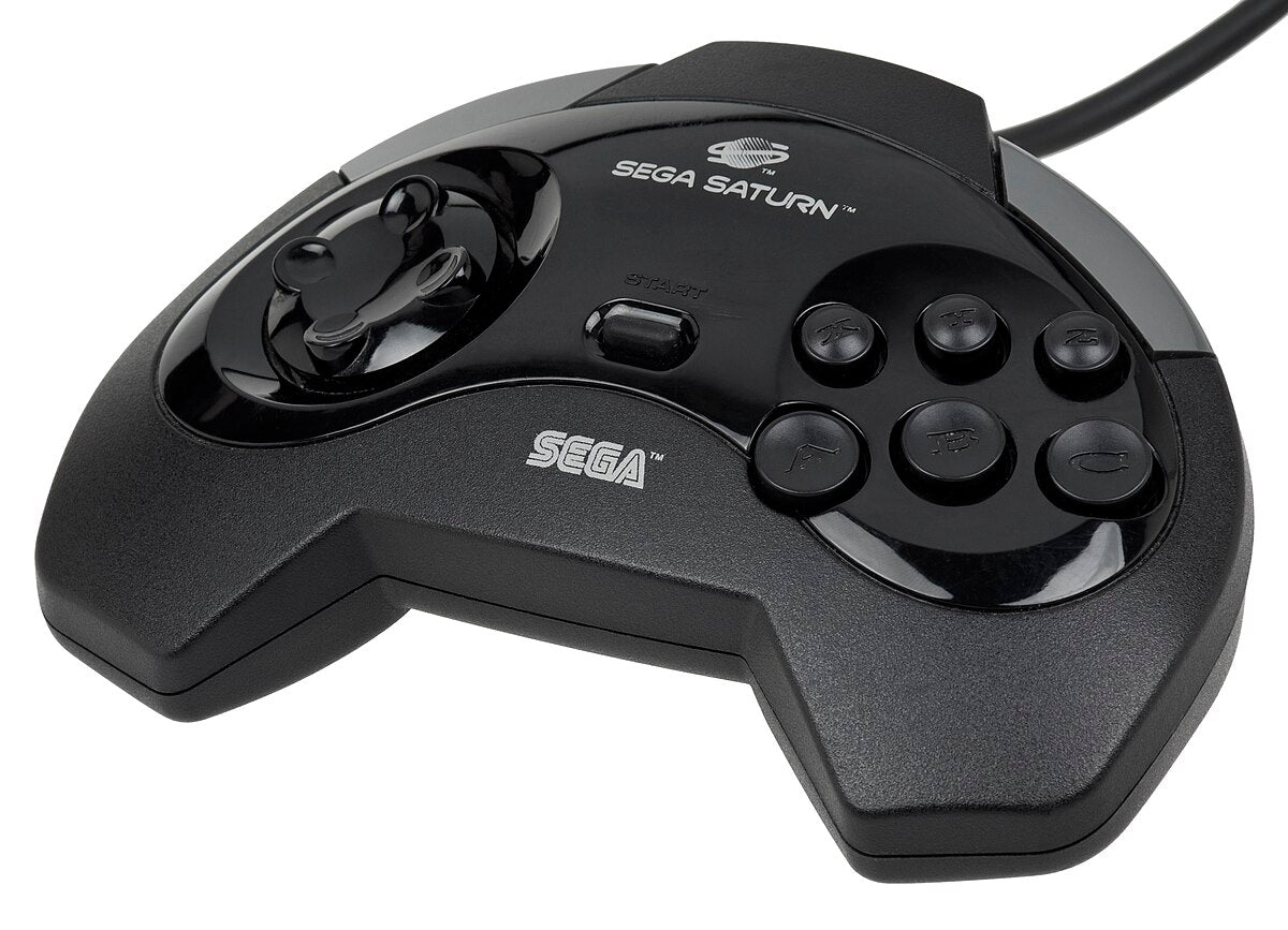Controller | Sega Saturn | Black MK-80301 Saturn Controller Model 1