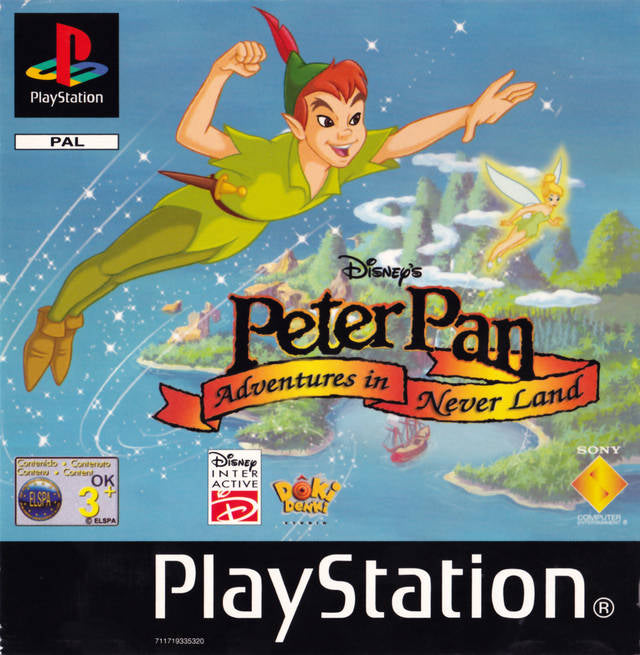 Game | Sony Playstation PS1 | Disney's Peter Pan Adventures In Neverland (Platinum)