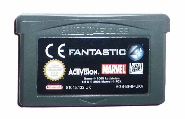 Game | Nintendo Game Boy Advance GBA | Fantastic Four