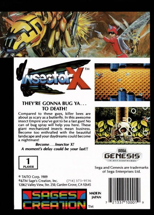 Game | SEGA Genesis | Insector X