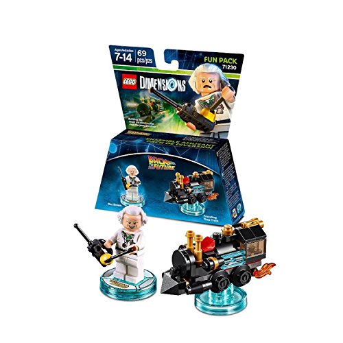 Accessory | Lego Dimensions Figurine | Back To The Future + Simpsons + Jurassic Park Pack