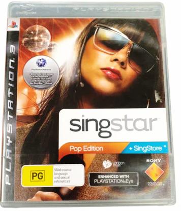 Game | Sony PlayStation PS3 | SingStar Pop Edition