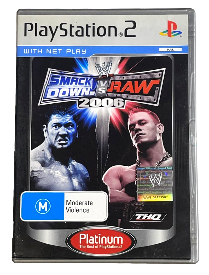 Game | Sony PlayStation PS2 | SmackDown Vs Raw 2006 Platinum