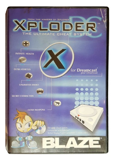 Accessory | SEGA Dreamcast | Blaze Xploder Cheat System