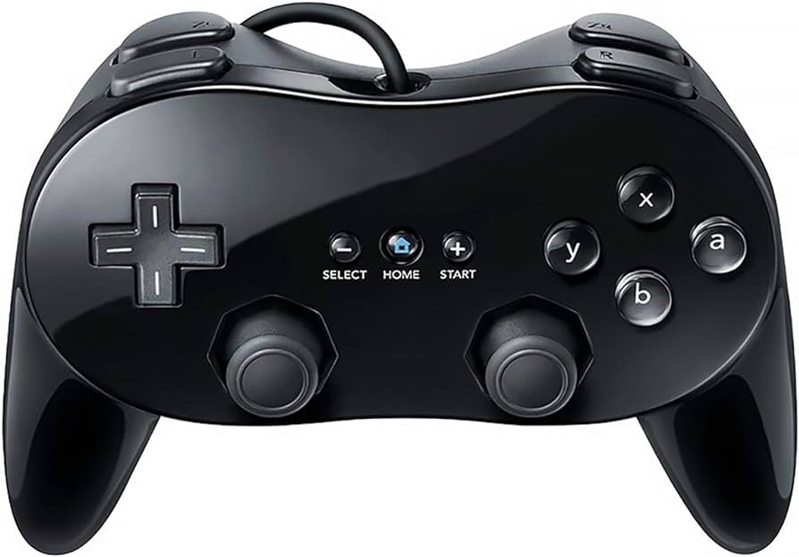 Controller | Nintendo | Wii Classic Pro Black Controller