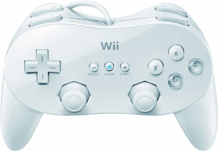 Controller | Nintendo | Wii Classic Pro White Controller