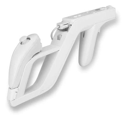 Accessory | Nintendo Wii | Genuine White Double Zapper Gun