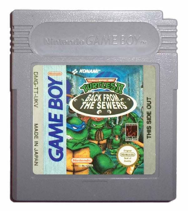 Game | Nintendo Game Boy GB | Teenage Mutant Hero Turtles II: Back From The Sewers