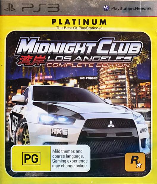 Game | Sony PlayStation PS3 | Midnight Club: Los Angeles [Complete Edition] Platinum