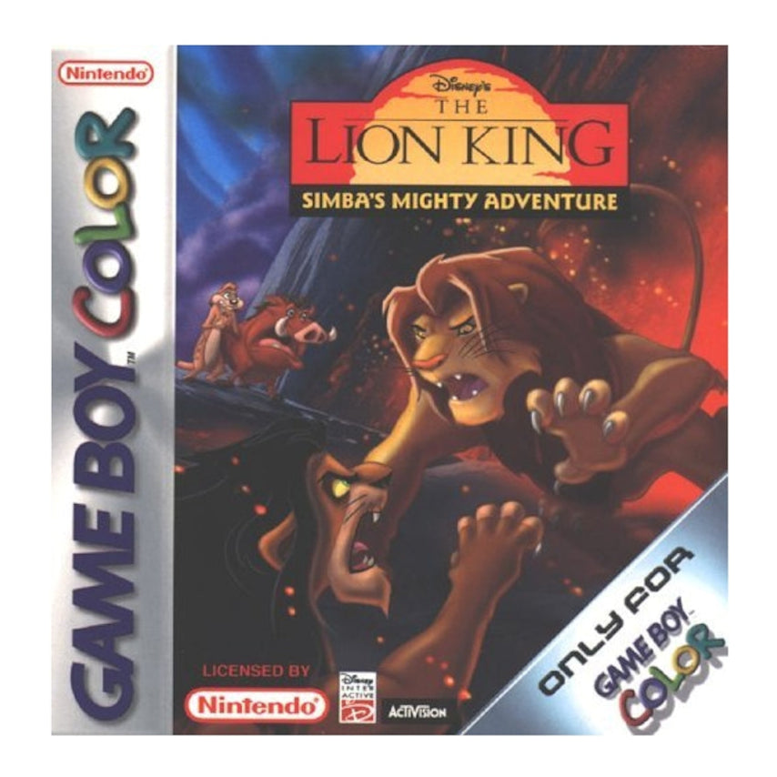 Game | Nintendo Game Boy Color GBC | Disney's The Lion King: Simba's Mighty Adventure