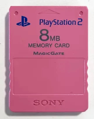 Accessory | PlayStation PS2 | Genuine 8MB Memory Card Pink