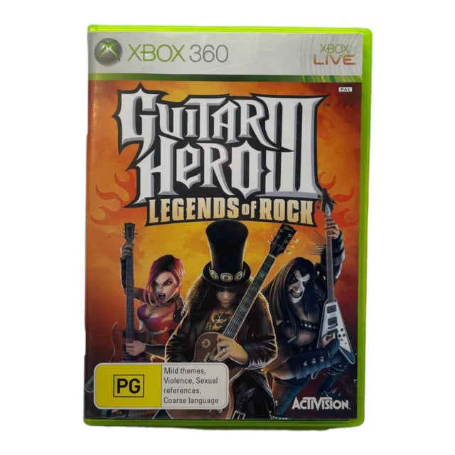 Game | Microsoft XBOX 360 | Guitar Hero III: Legends Of Rock