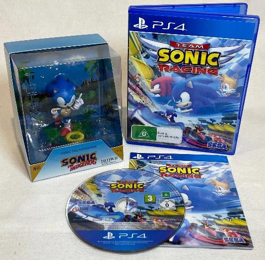 Game | Sony Playstation PS4 | Sonic Team Racing + Sonic Figurine Boxed