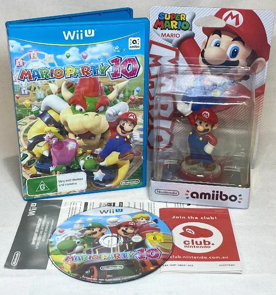 Game | Nintendo Wii U | Amiibo Mario Party 10 Bundle Pack Boxed