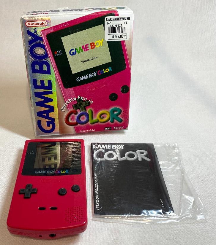 Console | Nintendo GBC | Berry Game Boy Color Boxed