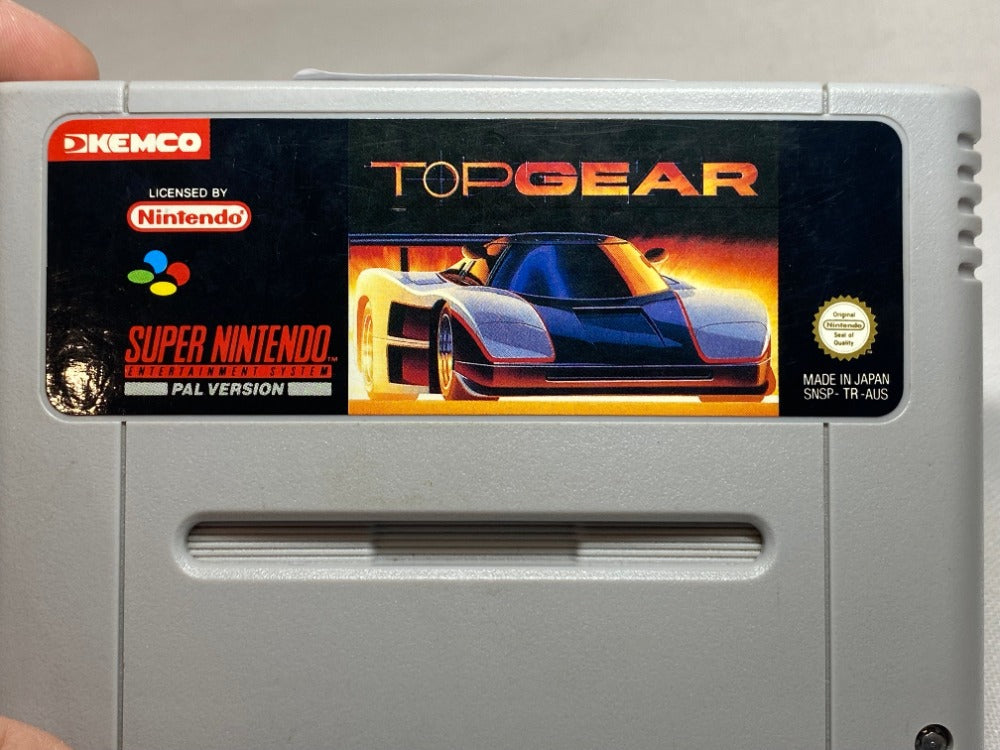 Game | Super Nintendo SNES | Top Gear PAL