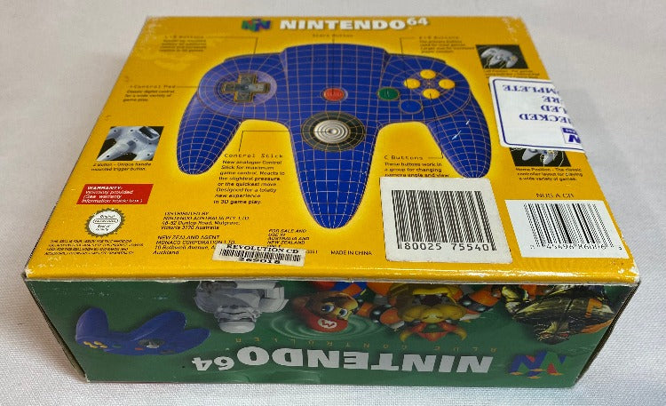 Controller | Nintendo N64 | Blue Boxed Controller