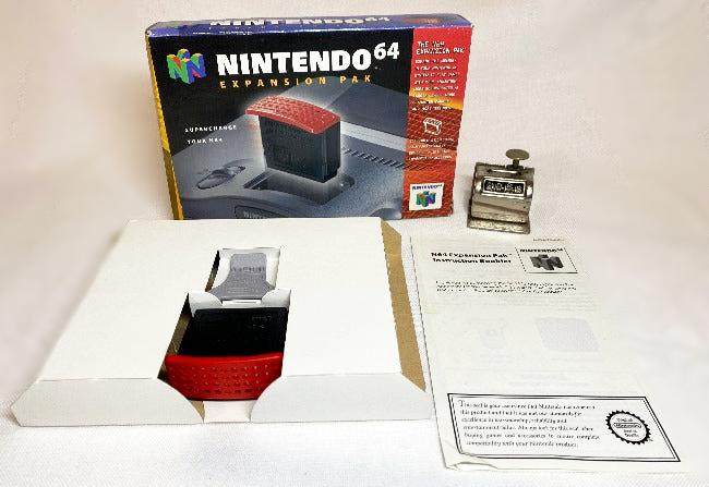 Accessory | Nintendo N64 | Expansion PAK 4MB Memory RAM NUS ATB